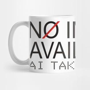 No Image Available Black Mug